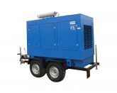 ССМ ЭД-315-Т400-1РПМ2 в погодозащитном кожухе на шасси